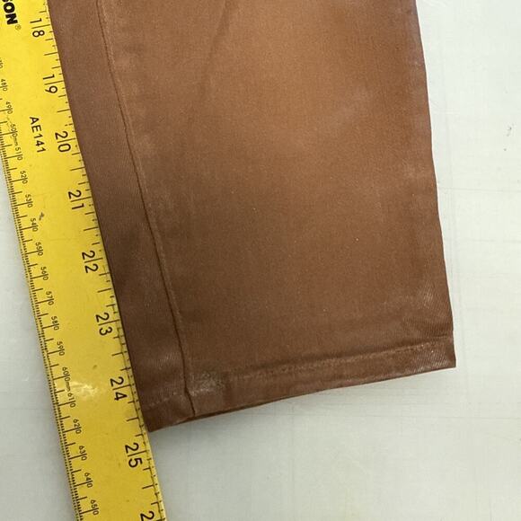 L’AGENCE Margot High Rise‎ Cropped Skinny Jeans Size 30 Java Coated Stretch - Picture 11 of 13